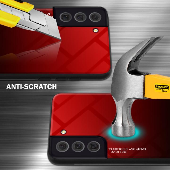 Actual product image Cadorabo TPU 2 colors glass envelope (Samsung Galaxy S22+)