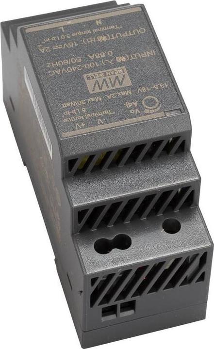 Actual product image MeanWell MEAN WELL HDR-30-15 Hutschienen-Netzteil (DIN-Rail) 15 V/DC 2 A 30 W Anzahl Aus