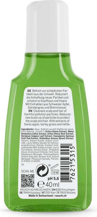 Produktbild Rausch Anti-Pollution-Shampoo mit Schweizer Apfel (Flüssiges Shampoo, 40 ml)