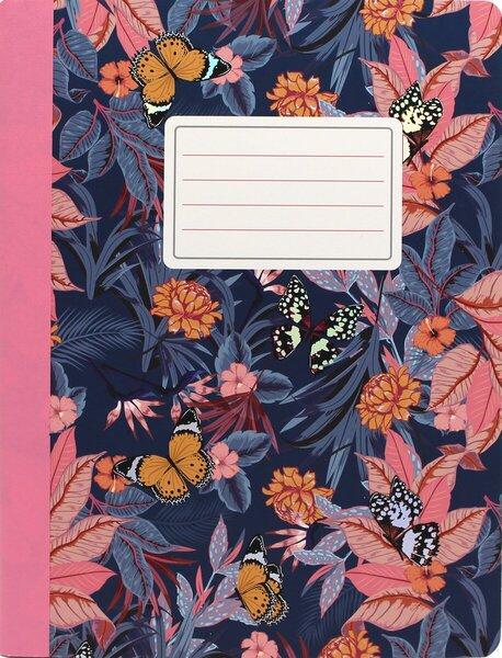 Pukka Fun Pukka Bloom Composition Book liniert 70 Blatt
