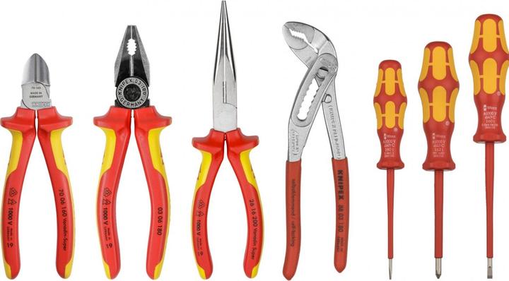 Image du produit Knipex Coffret d'outils RED Électro Set 2 (7 pièces)