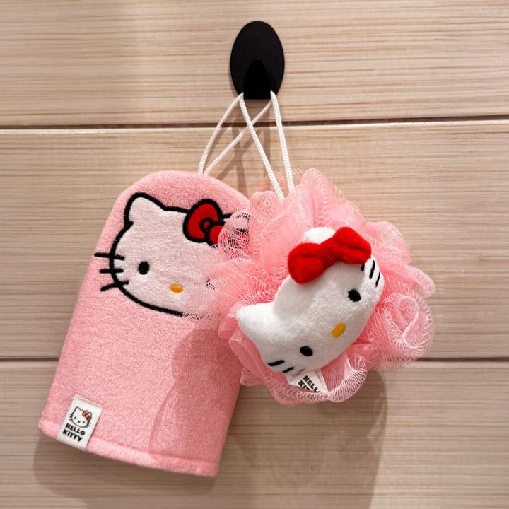 Actual product image Hello Kitty 3D Badeschwamm (Plastic, Polyester)