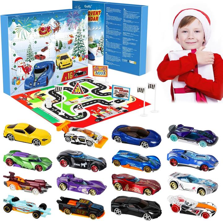 Produktbild Goffii Adventskalender Spielzeugauto