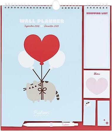 Actual product image Pusheen Calendar 2023 2024 Cat Calendar 2024 Wall Calendar 2023 2024