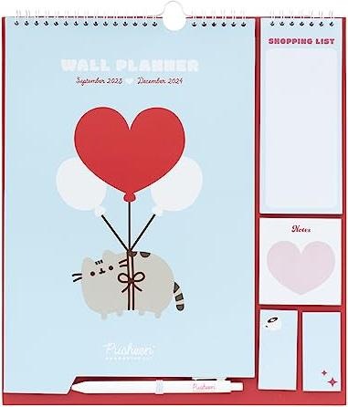 Actual product image Pusheen Calendar 2023 2024 Cat Calendar 2024 Wall Calendar 2023 2024