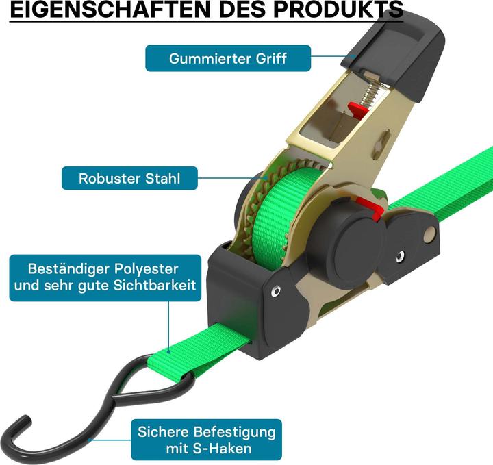 Produktbild Wiltec Spanngurt Set