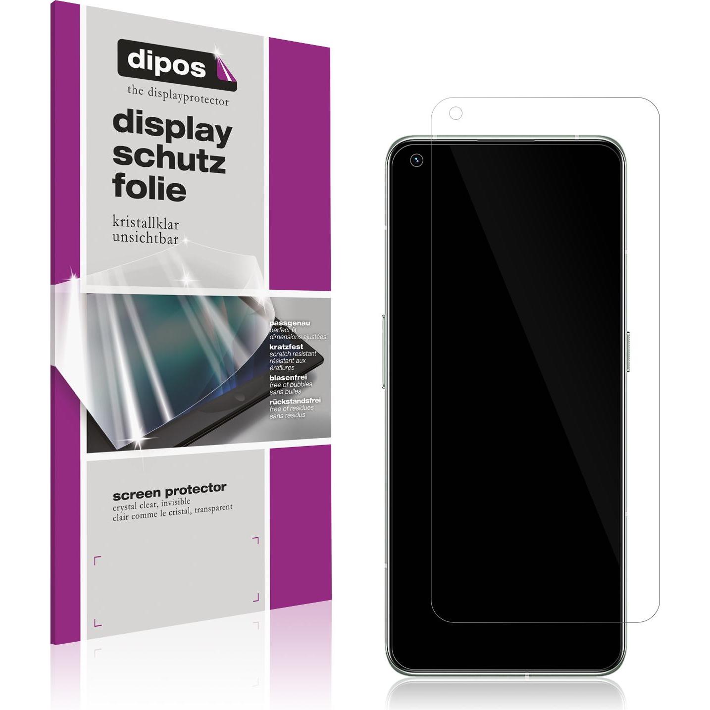 Dipos Displayschutzfolie Crystalclear (1 Stück, Realme GT 2 Pro), Smartphone Schutzfolie, Transparent