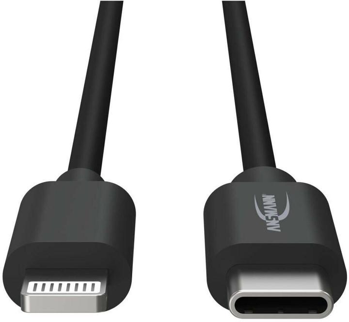 Produktbild Ansmann Type C / Lightning USB Daten- und Ladekabel 200 cm (2 m, USB 2.0, 60 W)