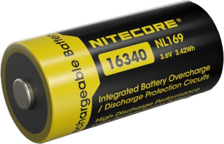 Nitecore NL169 (690mAh) 16340 (1 Pcs., 16340, 950 mAh)