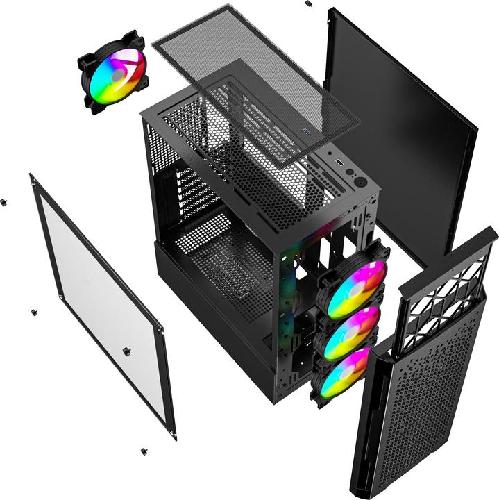 Produktbild Gembird Fornax 400X Gaming-Computergehäuse (ATX)
