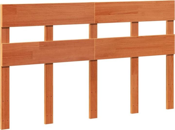 Immagine prodotto VidaXL Letto in legno massiccio Letto in legno Letto pallet con testiera 140x190cm pino (140 x 190 cm)
