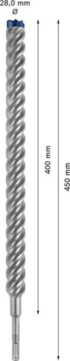 Produktbild Bosch Professional Zubehör EXPERT SDS plus-7X Hammerbohrer, 28 x 400 x 450 mm (28 mm)