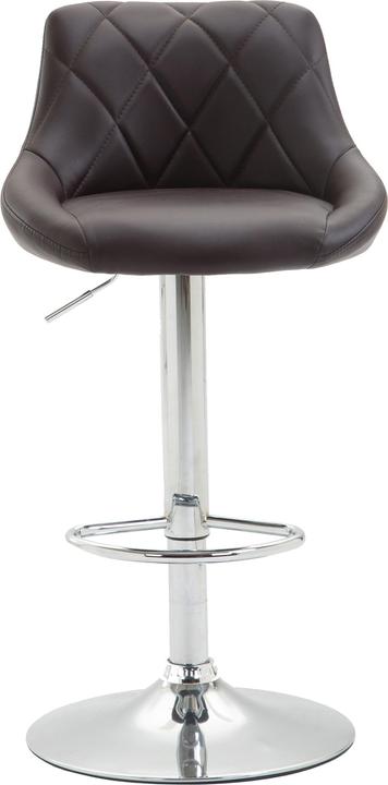 Actual product image CLP 2er Set Barhocker Lazio Kunstleder, braun