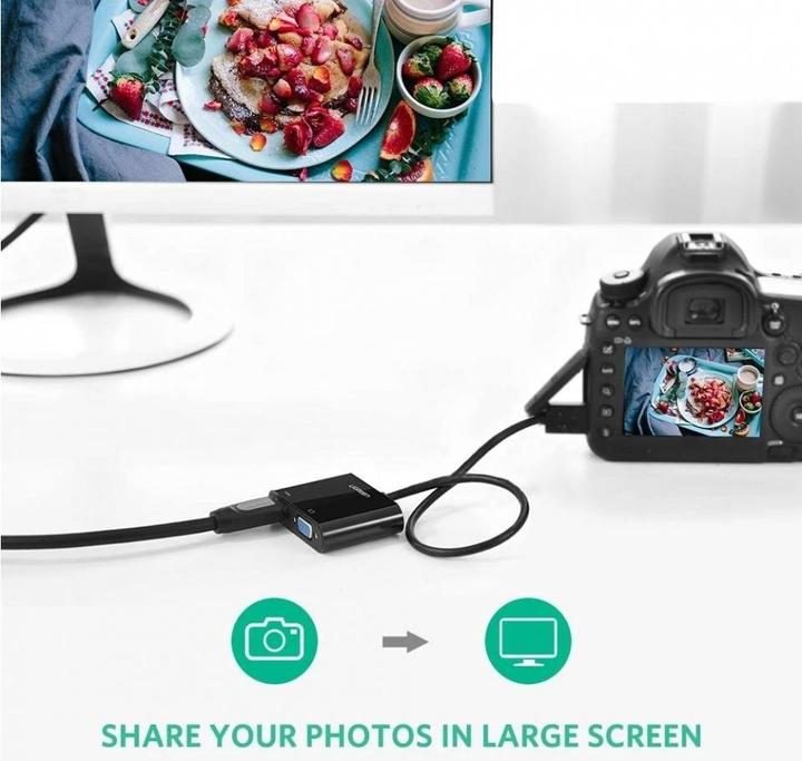 Produktbild Ugreen Micro HDMI auf HDMI / VGA Adapter mit Audio (Micro HDMI, 30 cm)