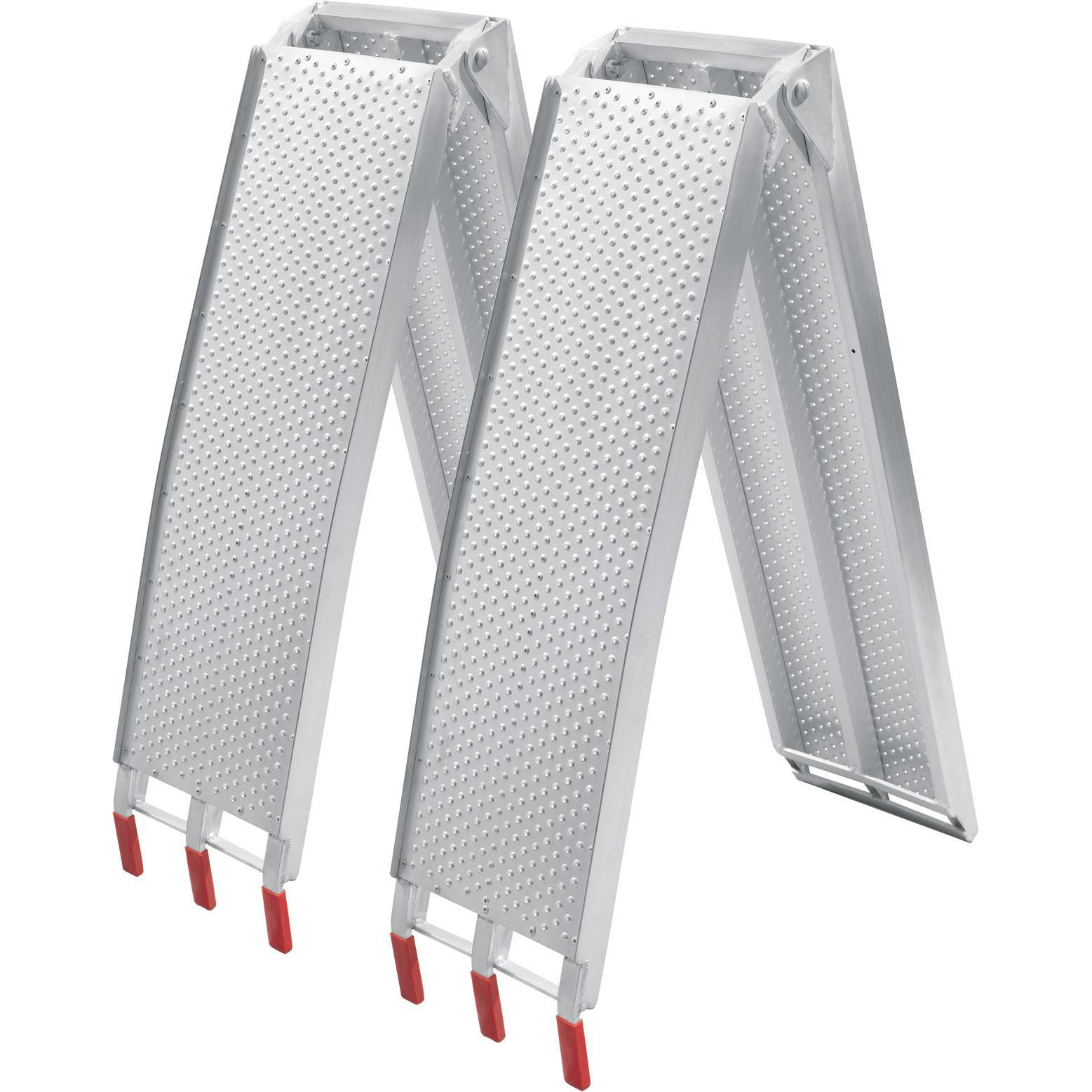 Thumbnail - Wiltec, Garagenausstattung, 2xAuffahrrampe 215cm 680kg Quad ATV faltbar Auffahrschiene Alu Laderampe