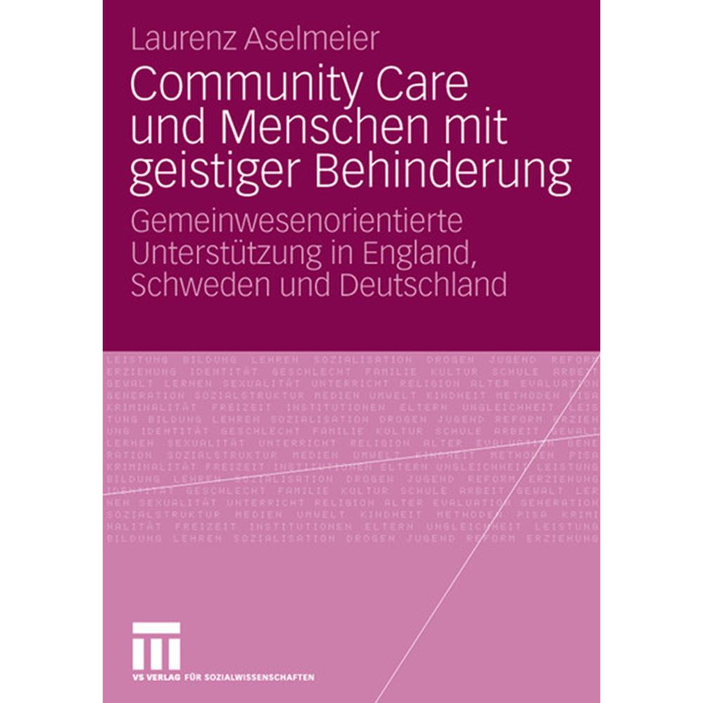 Community Care und Menschen mit geistiger Behinderung, Fachbücher