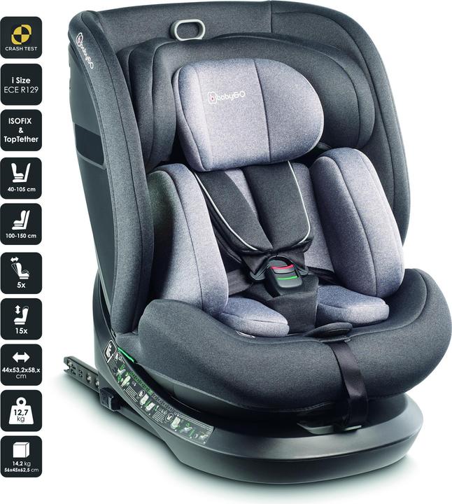Actual product image BabyGo Protection 360 (Child seat, ECE R129/i-Size Standard)