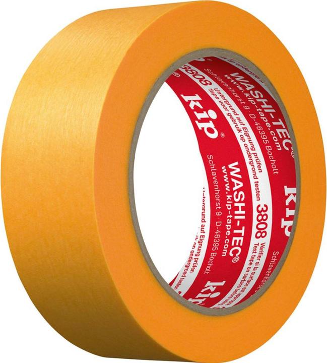 Produktbild Kip 36mm x 50m WASHITEC® PREMIUM orange Goldkrepp® 3808-36 (36 mm)