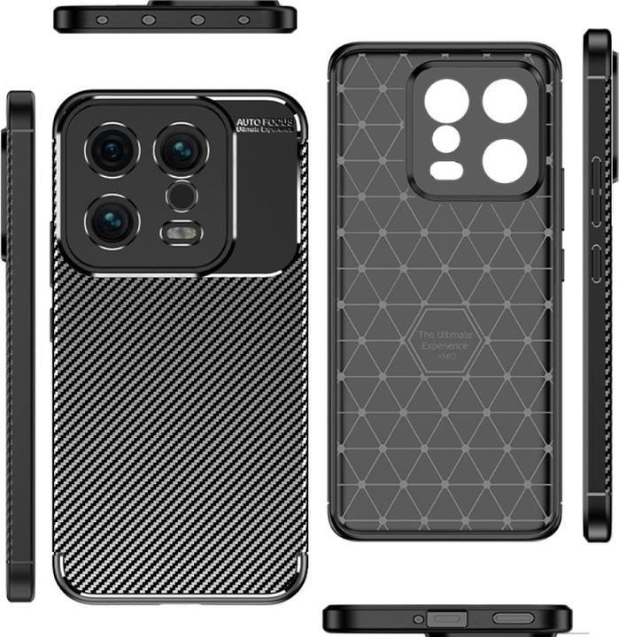Produktbild Screenguard Xiaomi 13 Hülle Carbon Design TPU Case (Xiaomi 13)