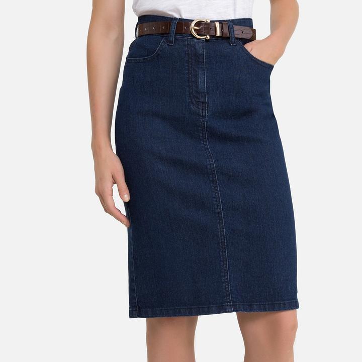 Image du produit Anne Weyburn Jupe en jean en denim stretch (36)