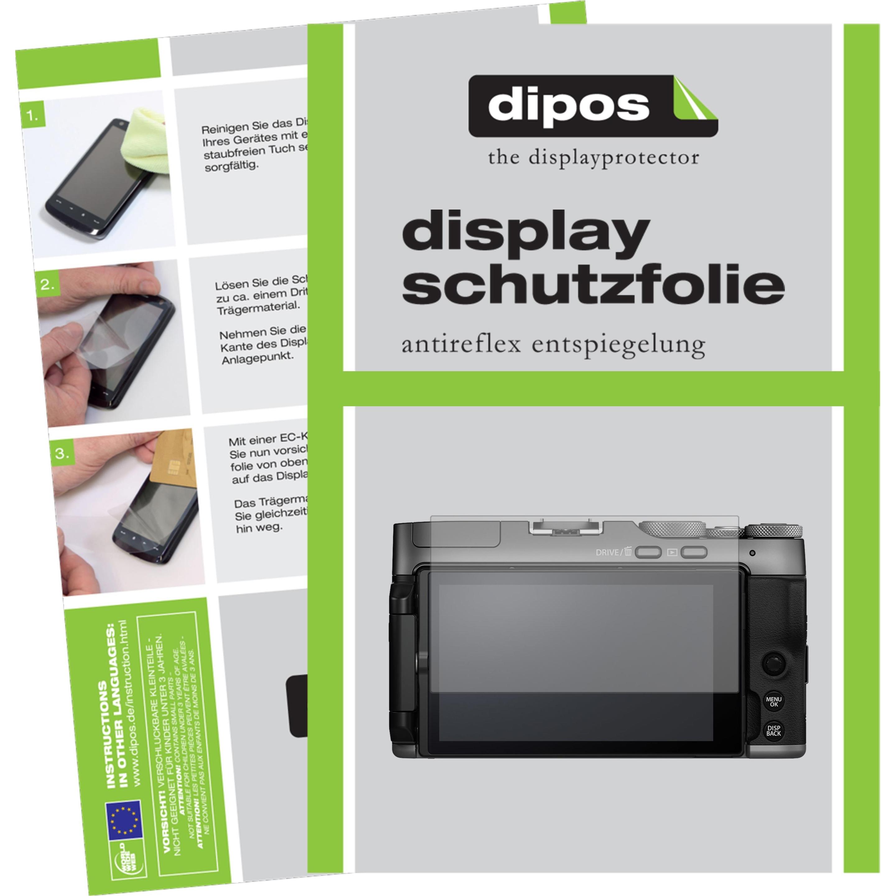 Dipos Displayschutzfolie Antireflex (Displayschutz, Fujifilm X-A7), Kameraschutz, Transparent