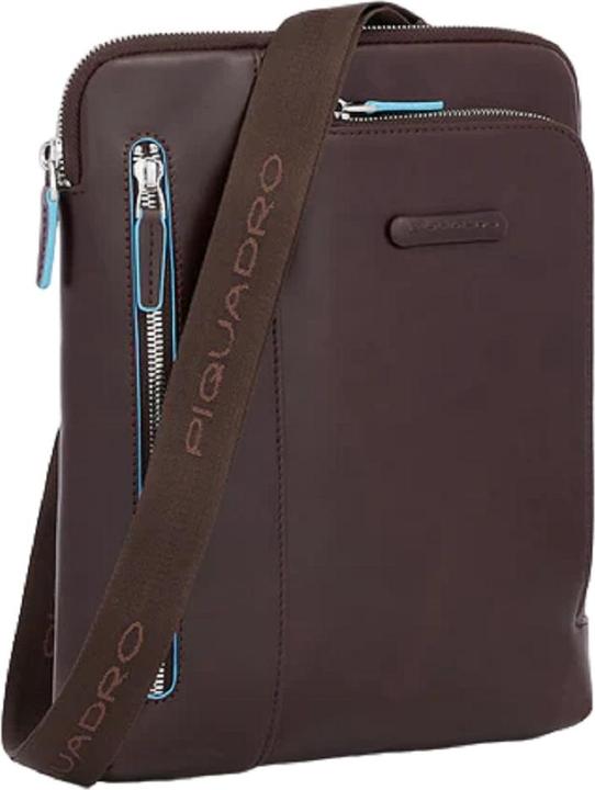 Image du produit Piquadro Blue Square – Umhängetasche mit doppelter Vortasche