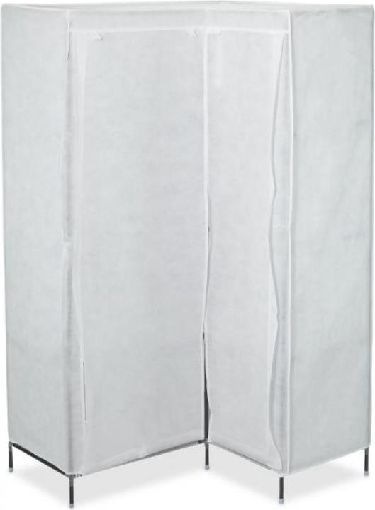 Image du produit Relaxdays Armoire de coin, en tissu (100 x 83 x 169 cm)