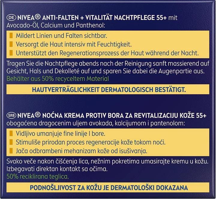Immagine prodotto NIVEA Anti-Falten Nacht 55+ (50 ml)
