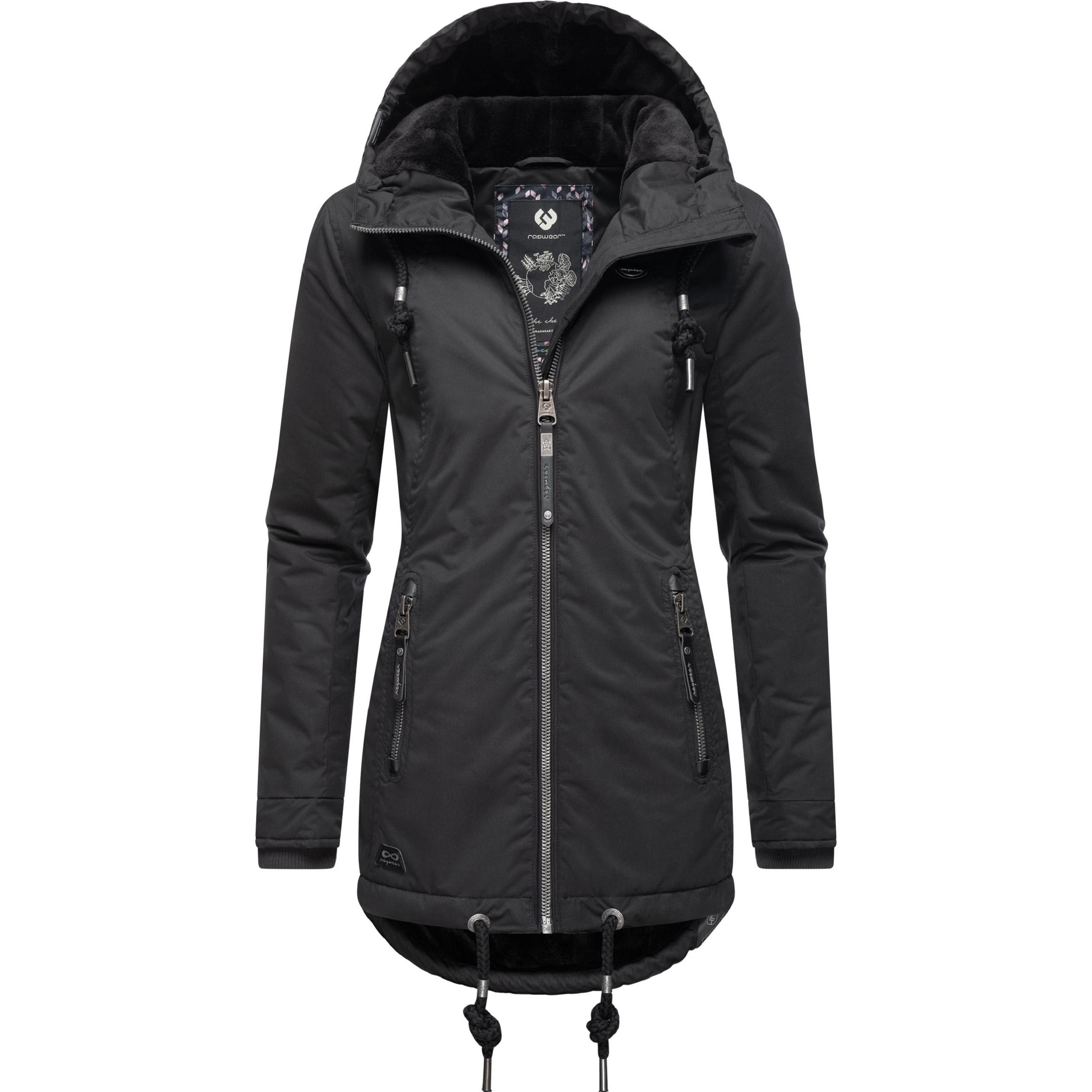 Ragwear, Damen, Jacke, Zuzka Winter (XL), Schwarz, XL