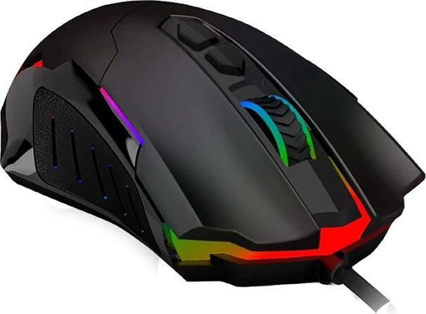 Actual product image T-Dagger Gaming mouse Beifadier black RGB lighting (Cable)