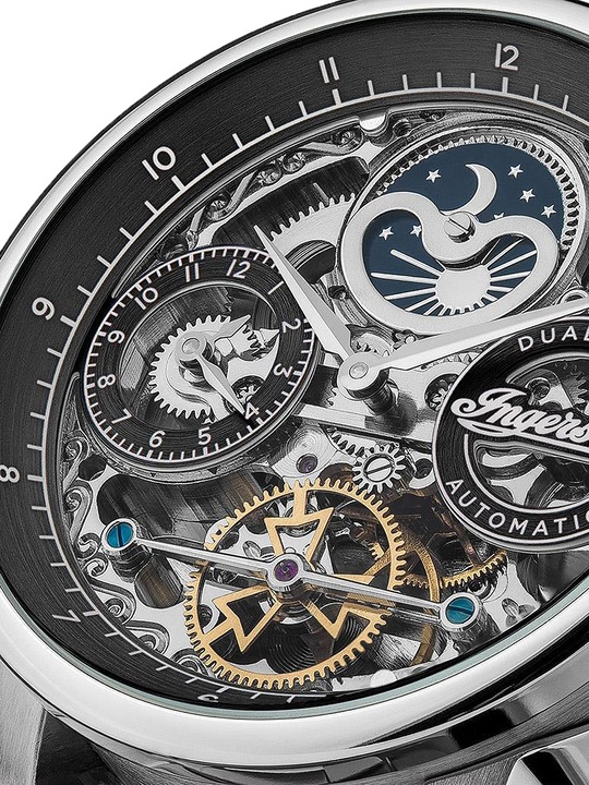 Immagine prodotto Ingersoll 1892 Il Jazz - I07701 (Orologio da polso analogico, Orologio scheletrato, 42 mm)