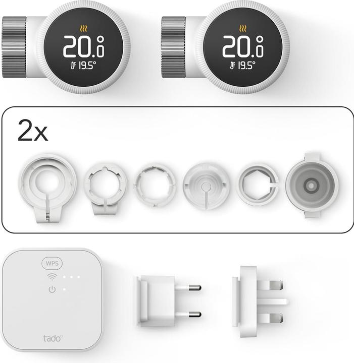 Produktbild tado° Smartes Heizkörperthermostat Starter Kit X