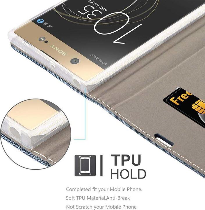 Image du produit Cadorabo Couverture look jeans Book (Sony Xperia XA1 Ultra)