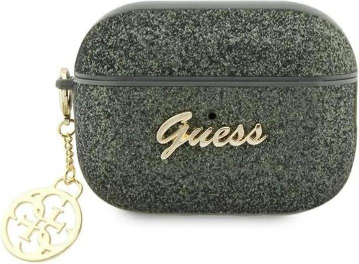 Produktbild Guess 4G Glitter Flake - Etui AirPods Pro 2 (zielony) (Kopfhörer Hülle)