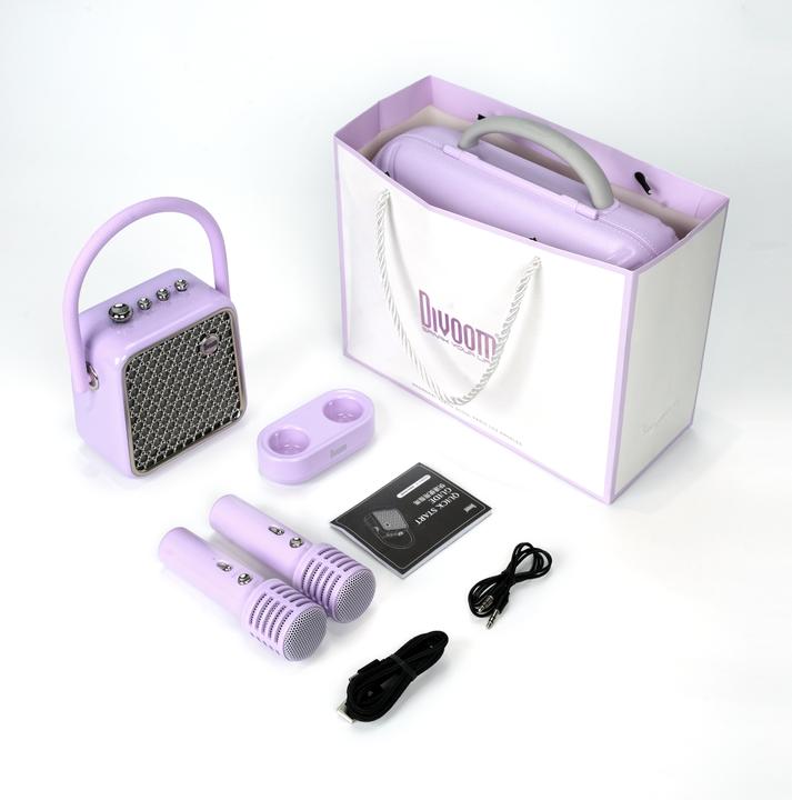 Actual product image Divoom SongBird-SE purple (8 h, Rechargeable battery operated)