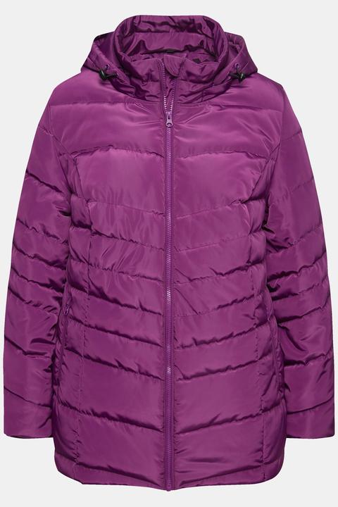 Actual product image Ulla Popken Quilted Water Repellent Coat (58)