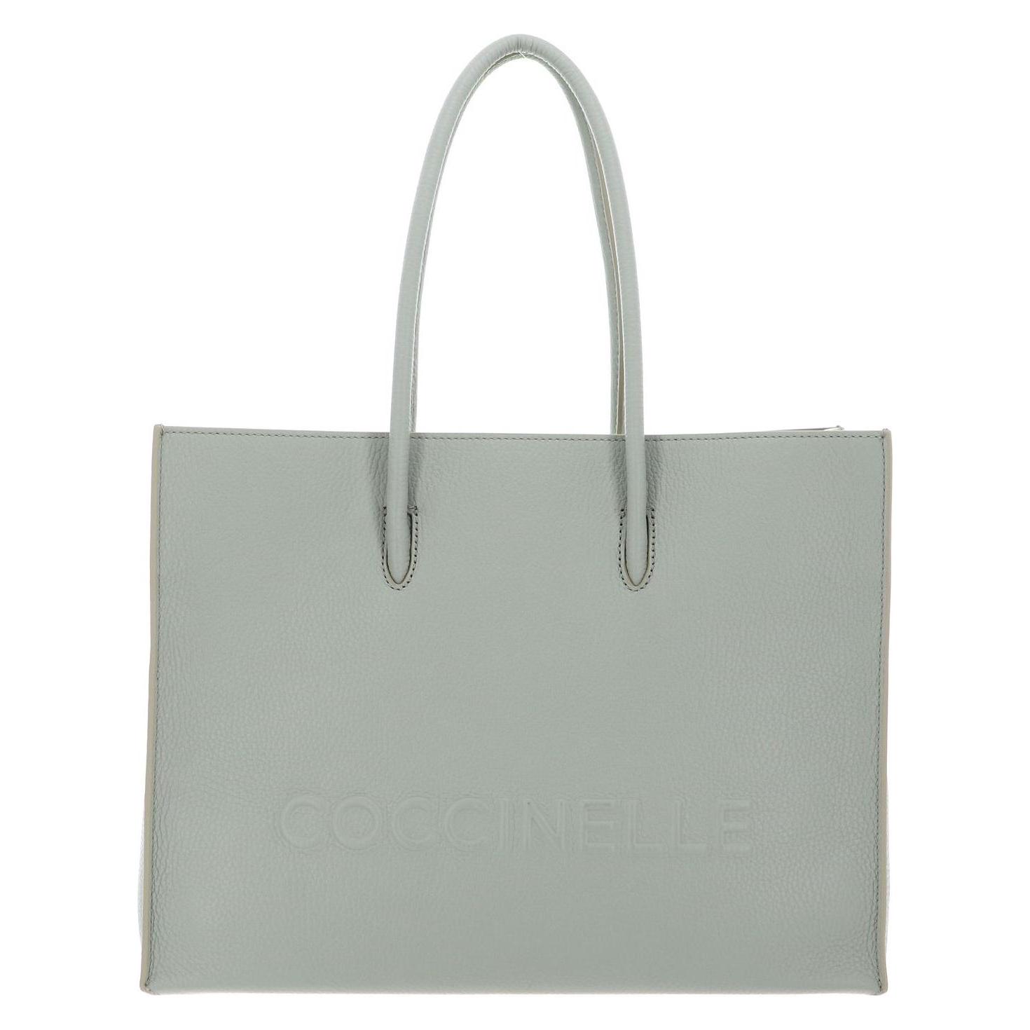 Coccinelle, Damen, Handtasche, Shopper Myrtha Maxi Log 1802, Grün