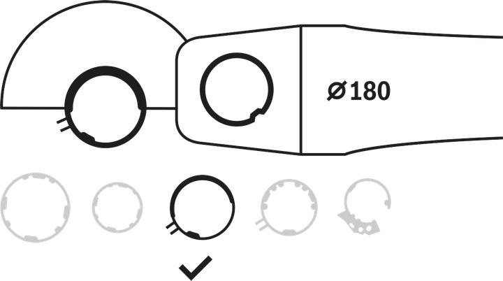 Image du produit Bosch Professional Zubehör Couverture de protection 180 mm, avec codification