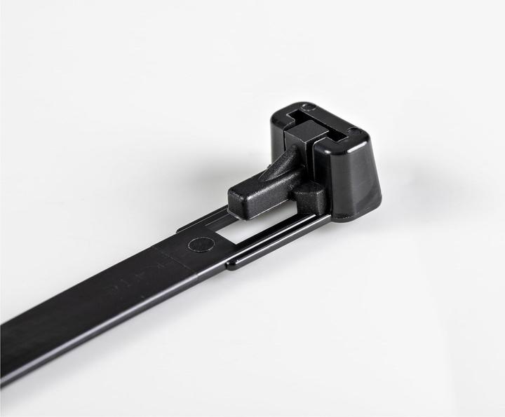 Produktbild StarTech 15cm(6") Reusable Cable Ties, 7mm(1/4") wide, 35mm(1-3/8") Bundle Dia. 22kg(50lb (Kunststoffkabelbinder, 150 mm, 100 Stk.)