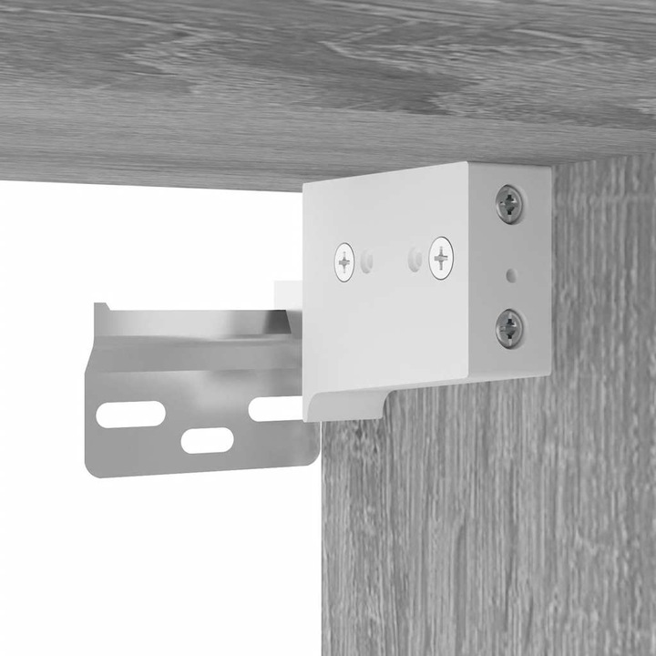 Produktbild VidaXL 3-tlg. Badmöbel-Set Grau Sonoma Holzwerkstoff Badezimmermöbel-Set
