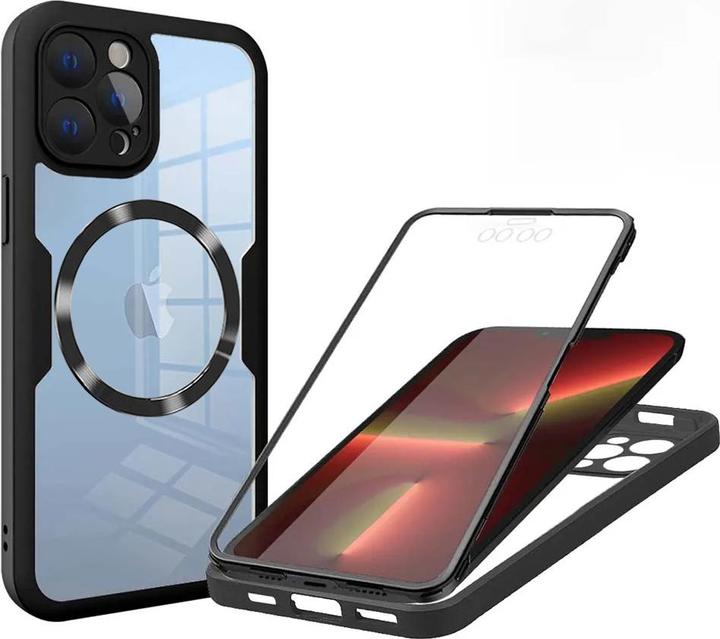 Produktbild Techsuit - ColorVerse 360 MagSafe Series + Screen Protector - iPhone 13 Pro - Black (Apple iPhone 13 Pro)