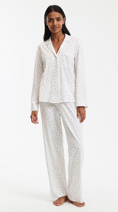 Image du produit La Redoute Collections Jersey-Pyjama mit langen Ärmeln (L)