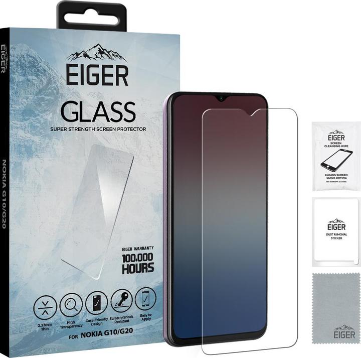 Actual product image Eiger Mountain Glass (1 pcs., Nokia G11, Nokia G20, Nokia G21)