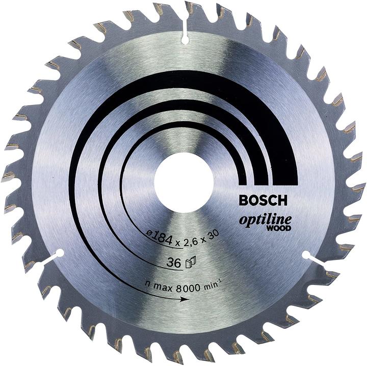 Actual product image Bosch Professional Zubehör PRO Wood circular saw blade, 184 x 2.6 x 30 mm