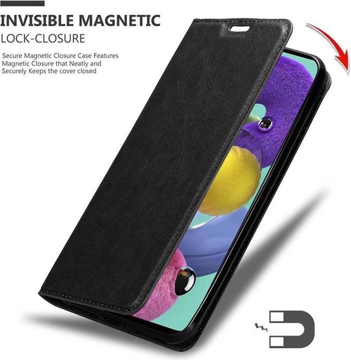 Actual product image Cadorabo Book Invisible Magnet Cover (Samsung Galaxy A51)