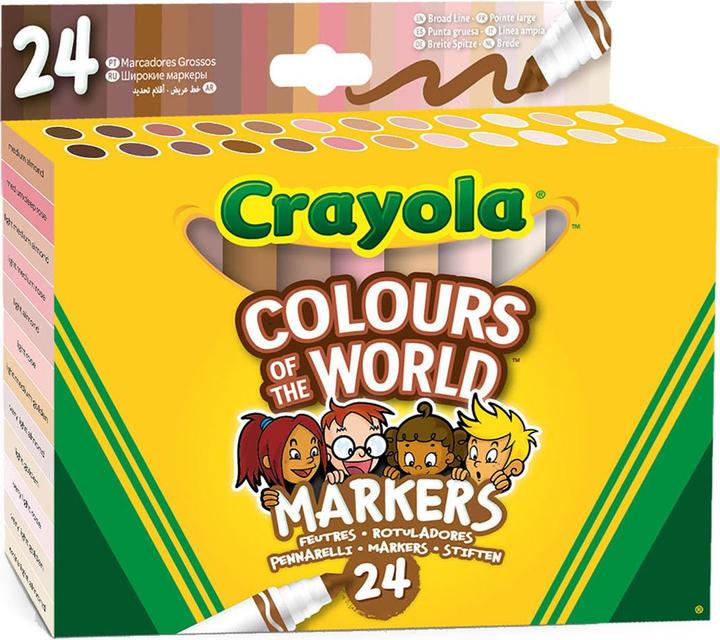 Produktbild Crayola Colours of the World (24x)