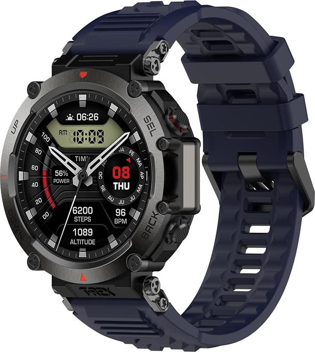 Image du produit Techsuit - Watchband (W067) - Amazfit T-Rex Ultra - Navy Blue (Silicone, TPU)