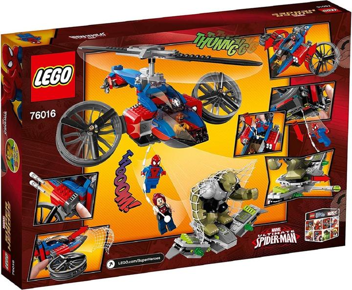 Actual product image LEGO Super Heroes Rescue with the Spider Helicopter (76016, LEGO Marvel)