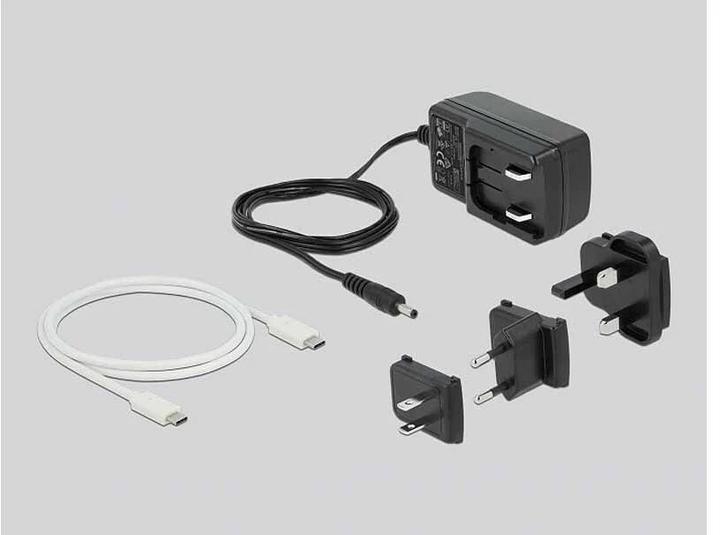 Actual product image Delock Docking and Cloning Station 63084 2x 2.5 SATA SDD/HDD