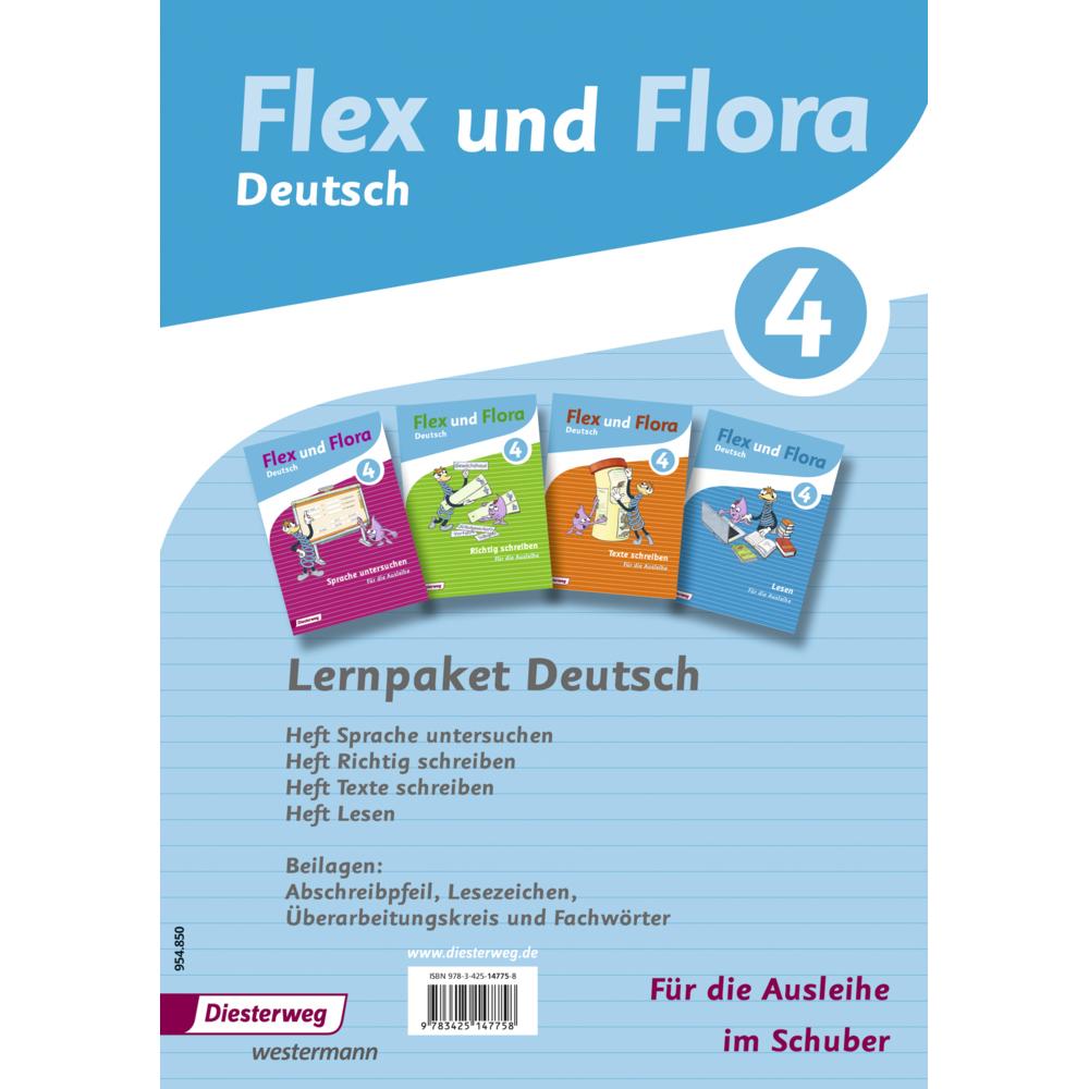 Flex u.Flora Deutsch 4 (VL/Schuber) RP, Schulbücher